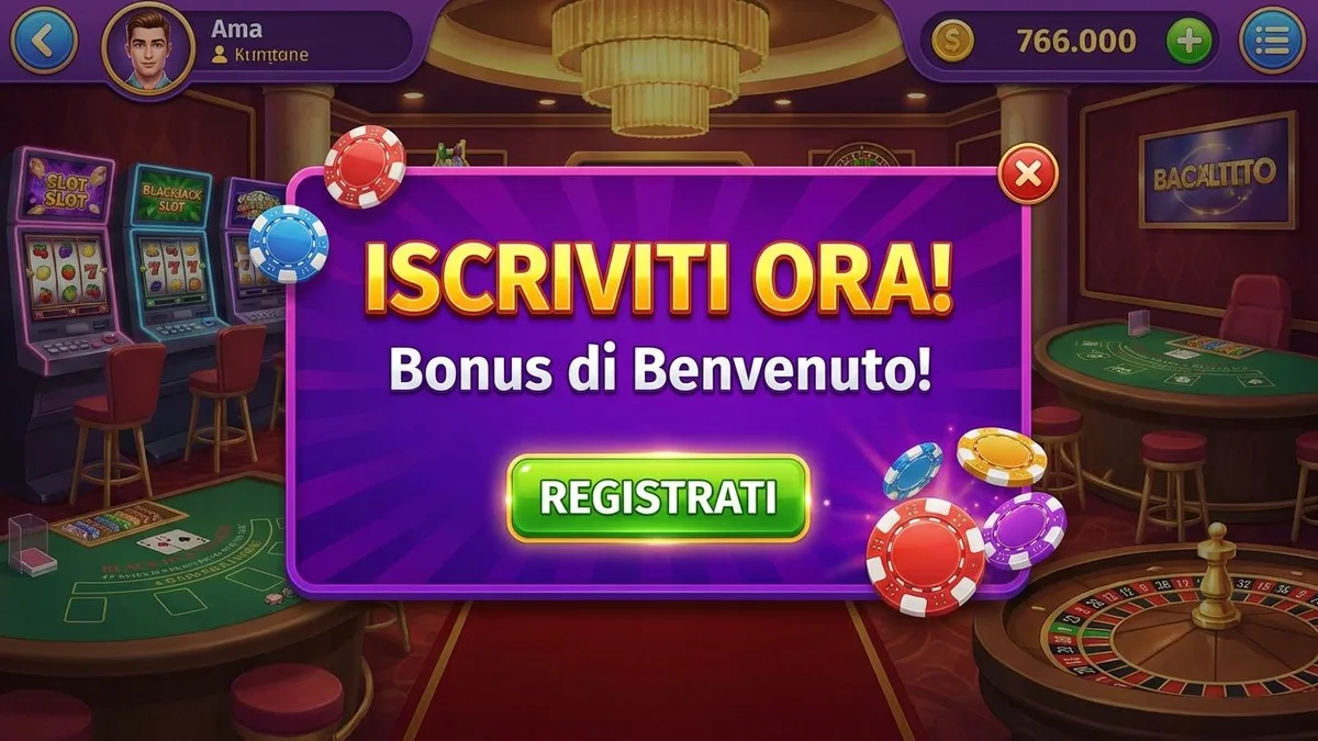 Registrazione con bonus